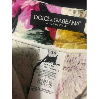 Pre-owned Dolce & Gabbana Multicolour Viscose Shorts