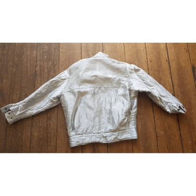 Pre-owned Christian Wijnants Silver Linen Jacket