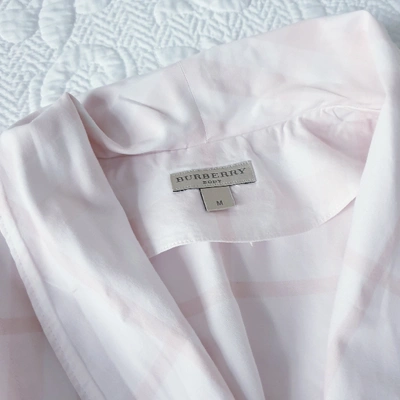 Pre-owned Burberry Pink Cotton Swimwear