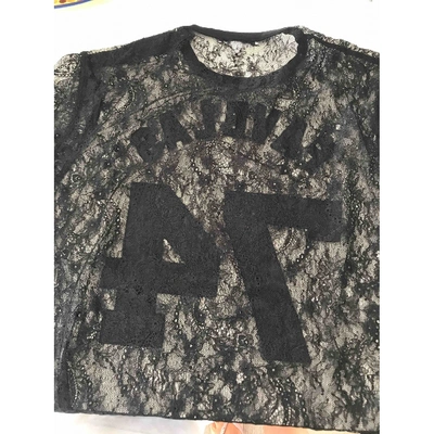 Pre-owned Givenchy Lace T-shirt In Black