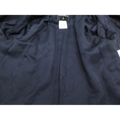 Pre-owned Chanel Navy Tweed Jacket