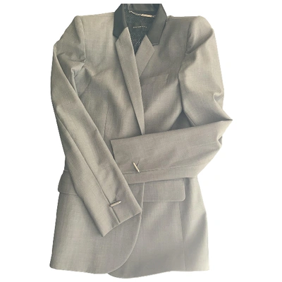 Pre-owned Barbara Bui Grey Cotton Jacket