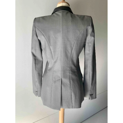 Pre-owned Barbara Bui Grey Cotton Jacket