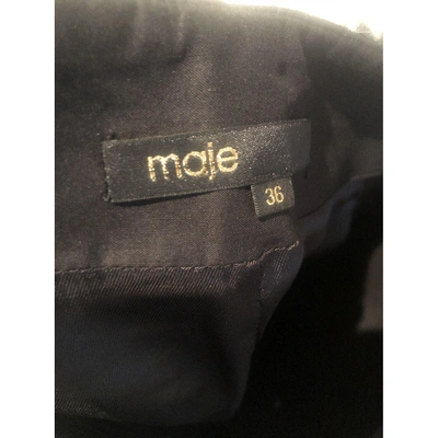 Pre-owned Maje Black Wool Skirt