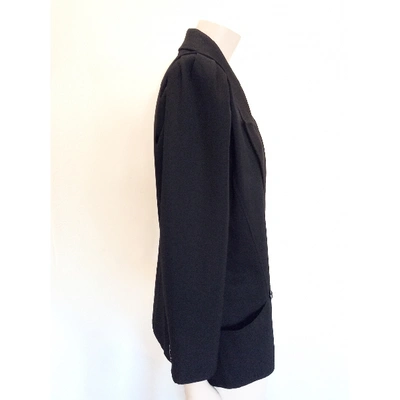 Pre-owned Emanuel Ungaro Wool Jacket In Black