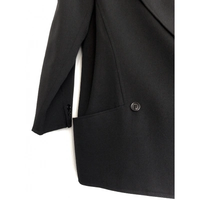 EMANUEL UNGARO Pre-owned Wool Jacket In Black