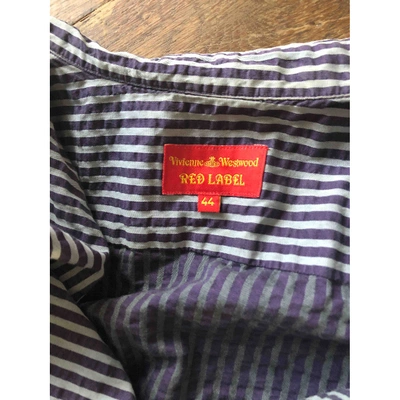 Pre-owned Vivienne Westwood Red Label Blue Cotton Tops