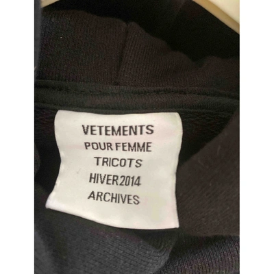 Pre-owned Vetements Maxi Dress In Black