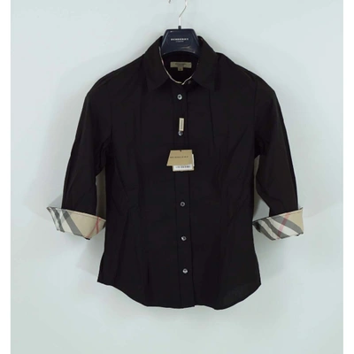 Pre-owned Burberry Shirt In Black