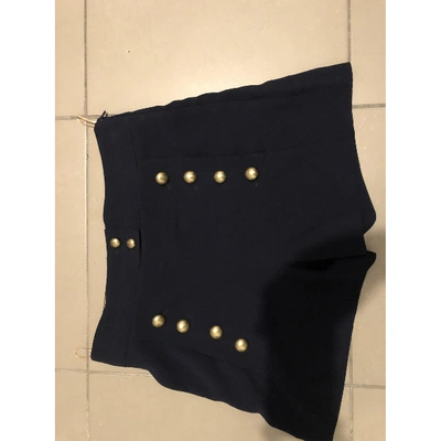 Pre-owned Chloé Silk Shorts In Blue