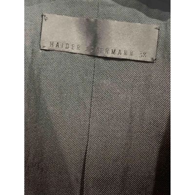Pre-owned Haider Ackermann Wool Short Vest In Black