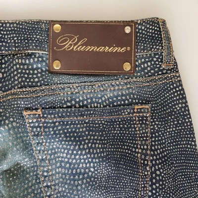 Pre-owned Blumarine Blue Cotton Jeans