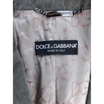 Pre-owned Dolce & Gabbana Short Vest In Grey