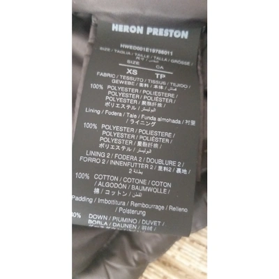Pre-owned Heron Preston Grey Coat