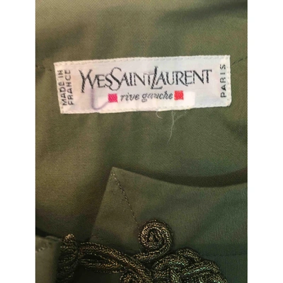 Pre-owned Saint Laurent Jacket In Khaki