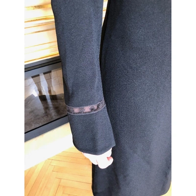 Pre-owned Vilshenko Wool Mid-length Dress In Black