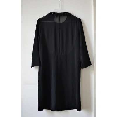 Pre-owned Marc By Marc Jacobs Black Silk Dress