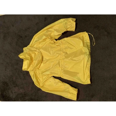 Pre-owned Maison Margiela Silk Mid-length Dress In Yellow