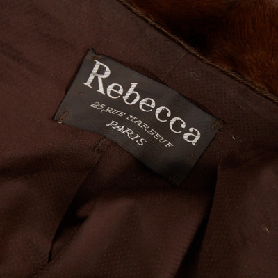 Pre-owned Rebecca Brown Mink Coat