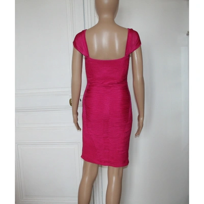 Pre-owned Zac Posen Mini Dress In Pink