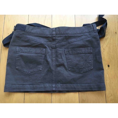 Pre-owned Isabel Marant Étoile Grey Denim - Jeans Skirt
