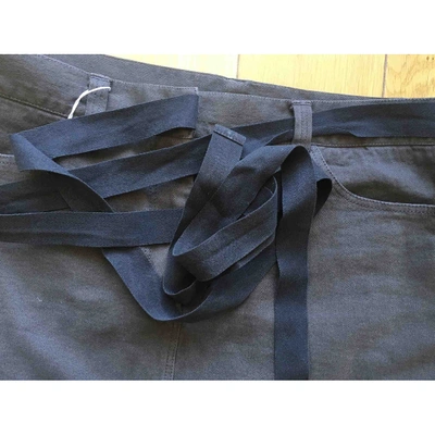 Pre-owned Isabel Marant Étoile Grey Denim - Jeans Skirt