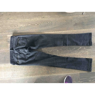 Pre-owned Barbara Bui Slim Jeans In Black
