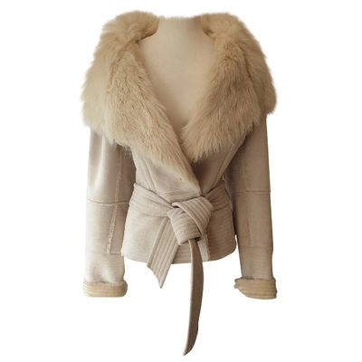 Pre-owned Amanda Wakeley Faux Fur Coat