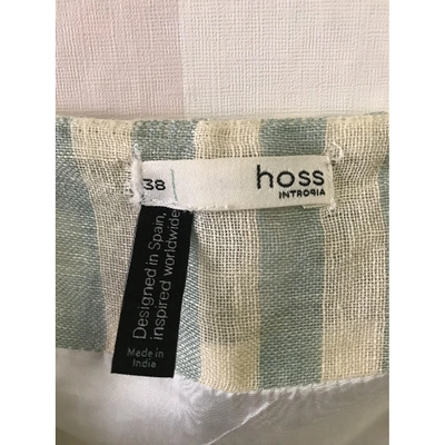 Pre-owned Hoss Intropia Linen Mid-length Dress In Other