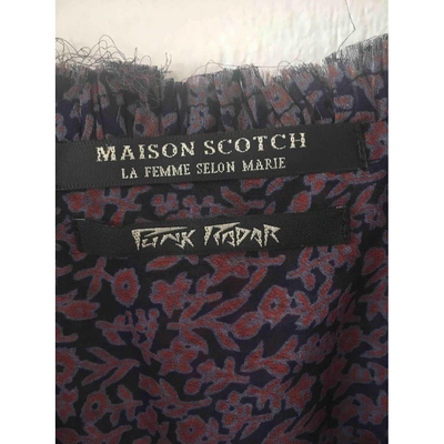 Pre-owned Maison Scotch Blue Dress