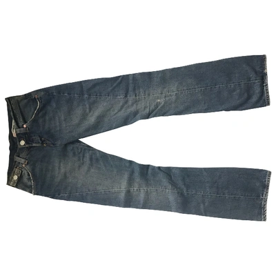 Pre-owned Levi's Straight Jeans In Blue