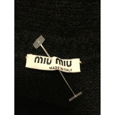 Pre-owned Miu Miu Black Wool Dress