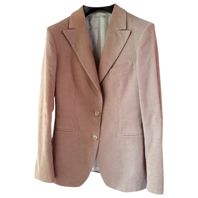 Pre-owned Tonello Pink Velvet Jacket