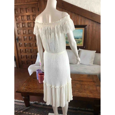 BLUMARINE Pre-owned Mini Dress In White