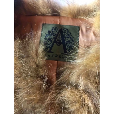 Pre-owned Alessandra Chamonix Yellow Fox Jacket