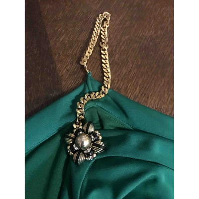 Pre-owned Gucci Camisole In Green