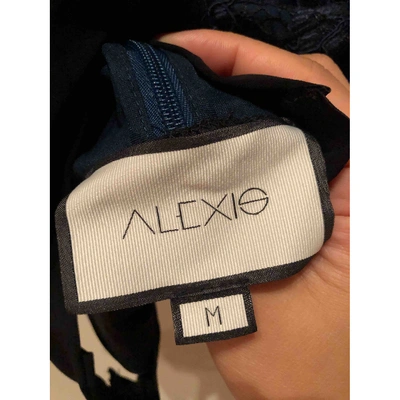 Pre-owned Alexis Blue Polyester Top
