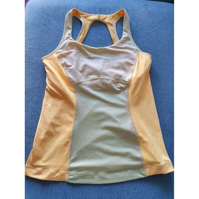 Pre-owned Lululemon Yellow  Top