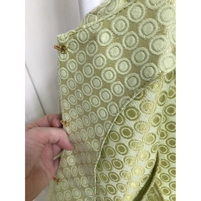 Pre-owned Valentino Yellow Viscose Jacket