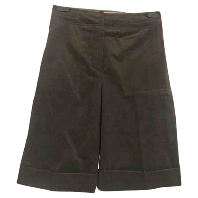 Pre-owned Chloé Brown Cotton Shorts
