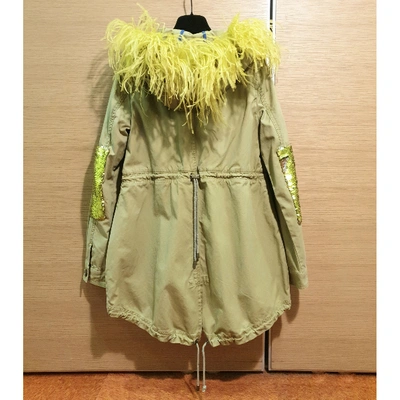Pre-owned Alessandra Chamonix Khaki Cotton Coat