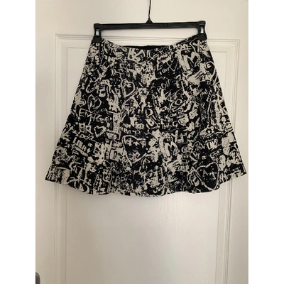 Pre-owned Carven Black Wool Skirt