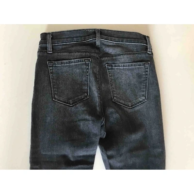 Pre-owned J Brand Slim Jeans In Black