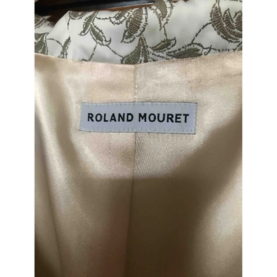 Pre-owned Roland Mouret Coat In Grey