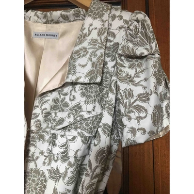 Pre-owned Roland Mouret Coat In Grey