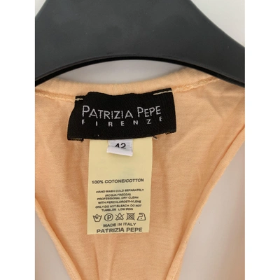 Pre-owned Patrizia Pepe Camisole In Orange