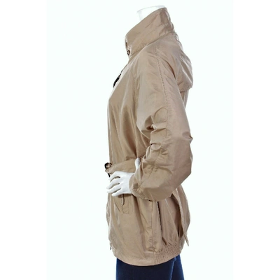 Pre-owned Prada Trench Coat In Beige