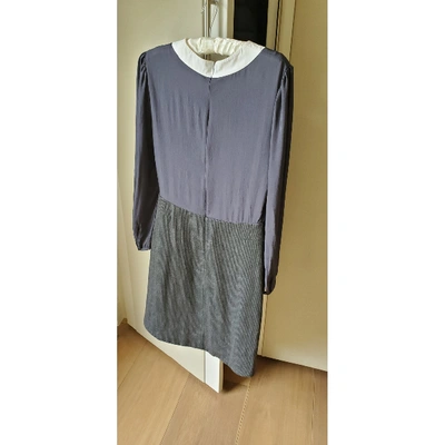 Pre-owned Carven Grey Wool Dress