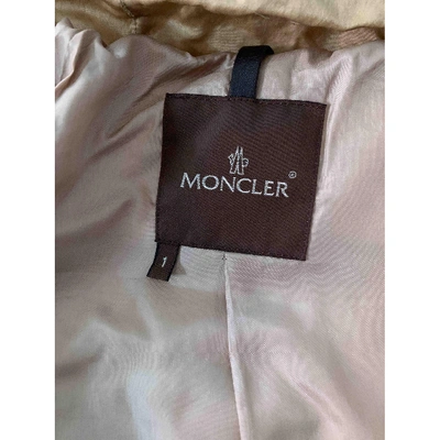 Pre-owned Moncler Camel Coat