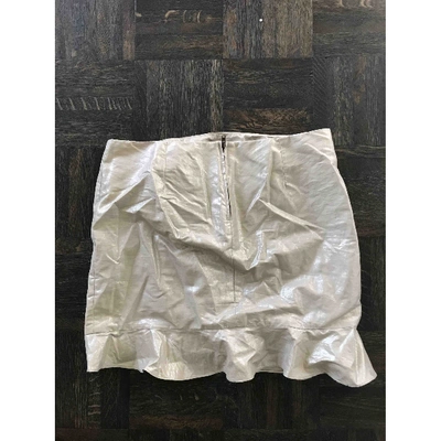 Pre-owned Isabel Marant Mini Skirt In Metallic